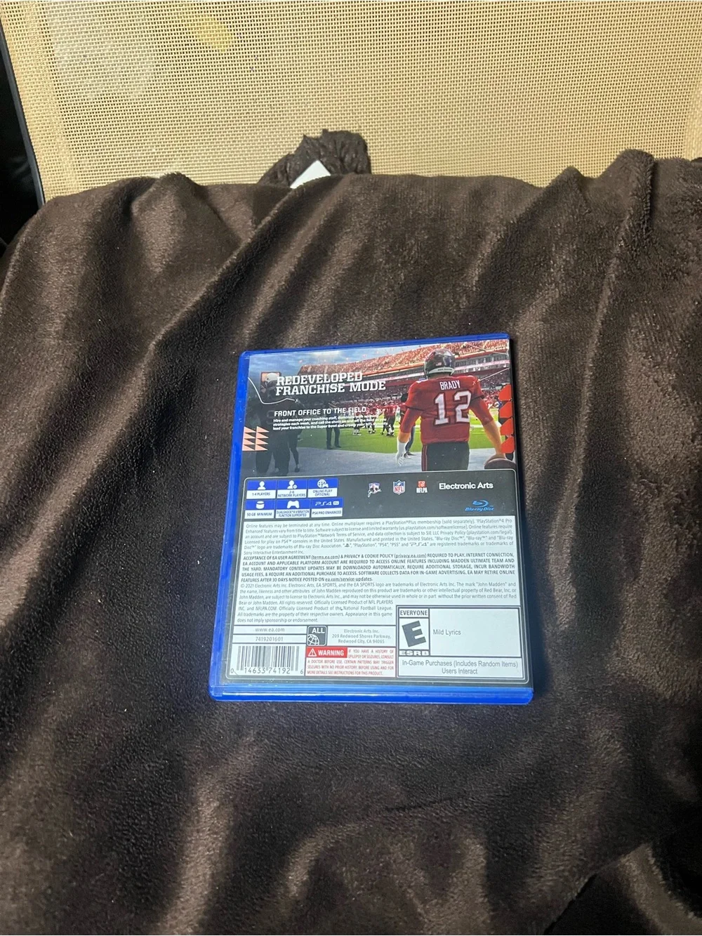 Madden NFL 22 PS4 Video Game - Blue